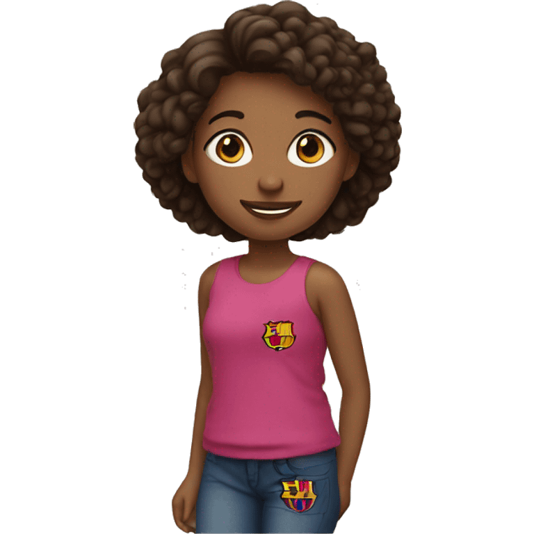 Barcelona girl emoji