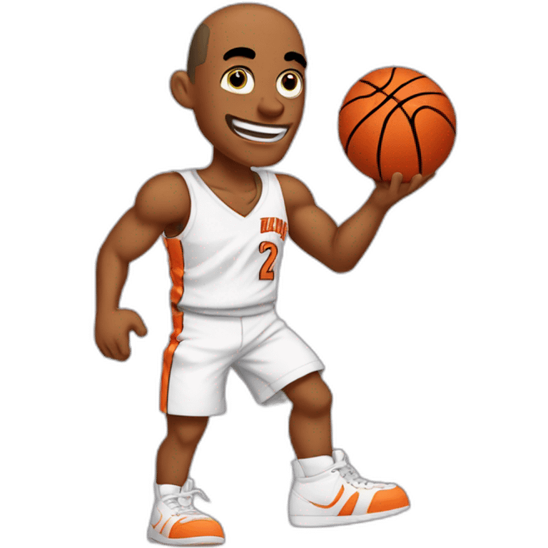 dexter from dexter's lab playing basketball emoji