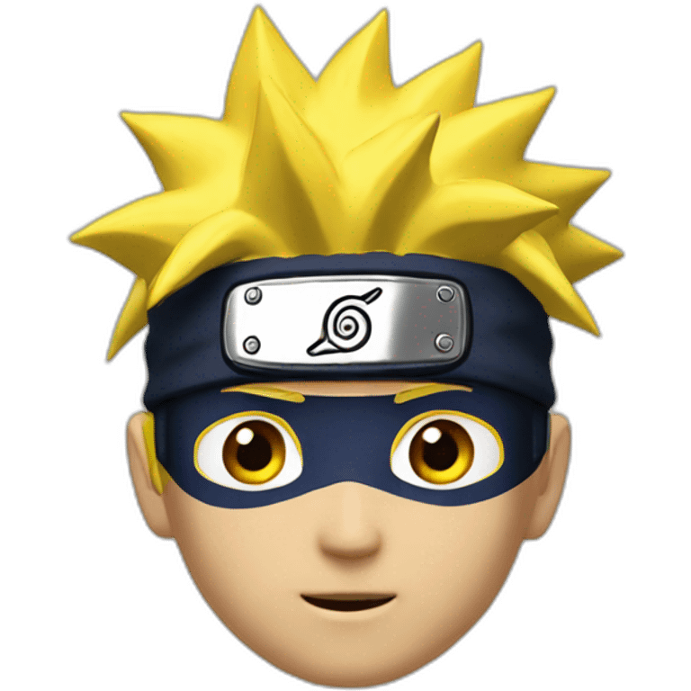 naruto cheveux jaunes emoji