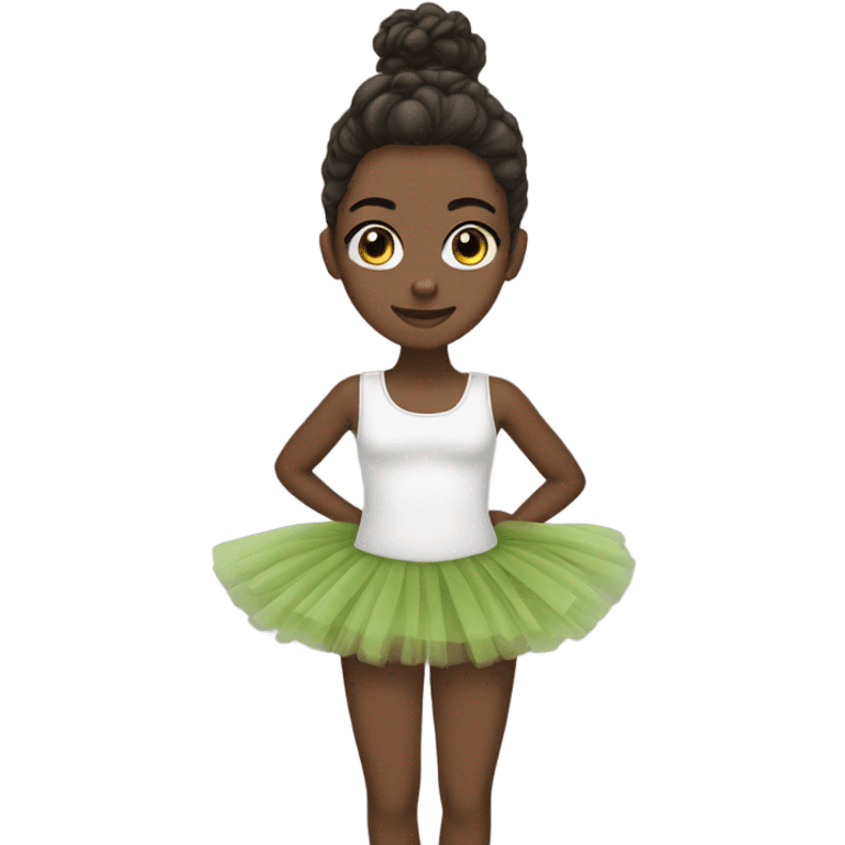 olive  tutu white girl emoji