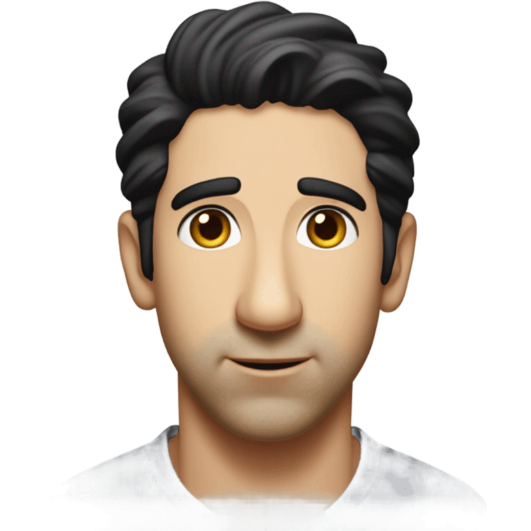 younger David Schwimmer very upset with no facial hair emoji