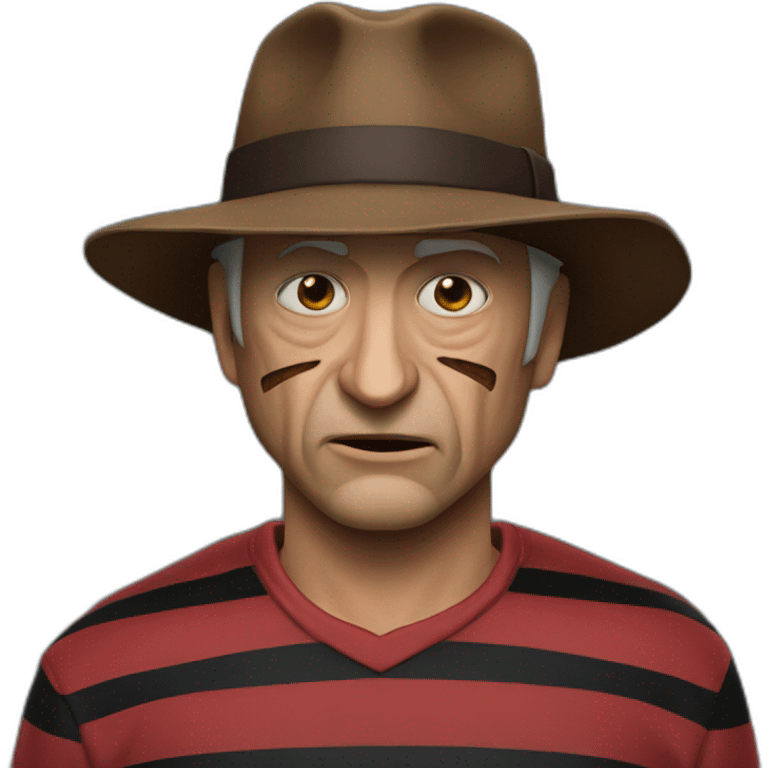 Freddie Krueger sad emoji