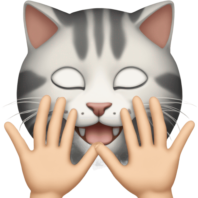  cat head massage emoji