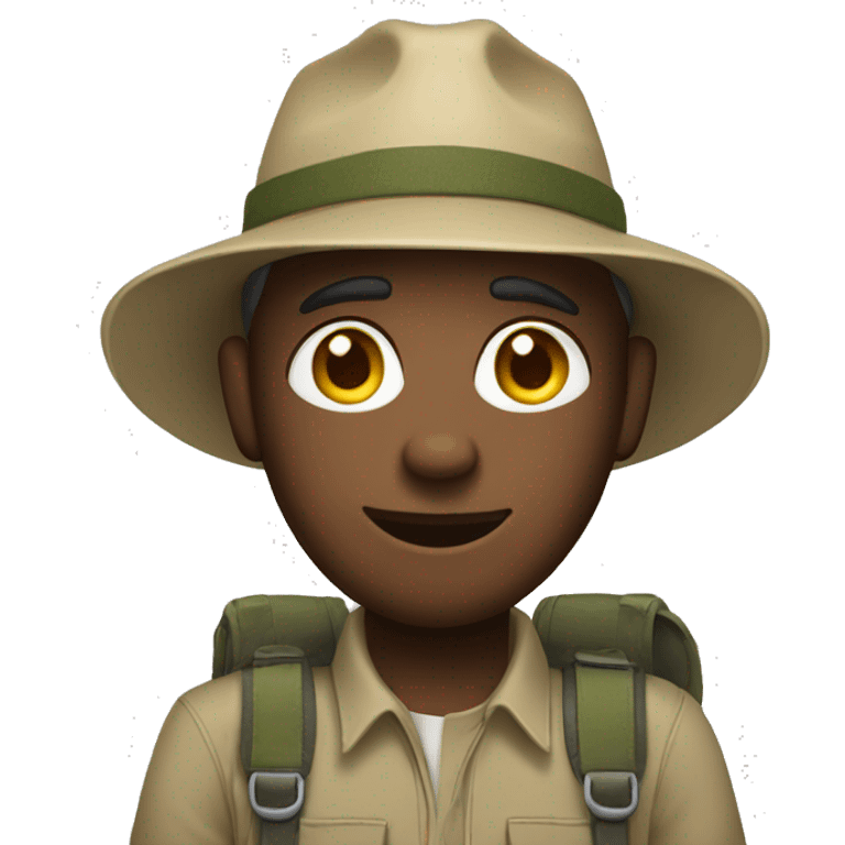 Safari Hiker  emoji