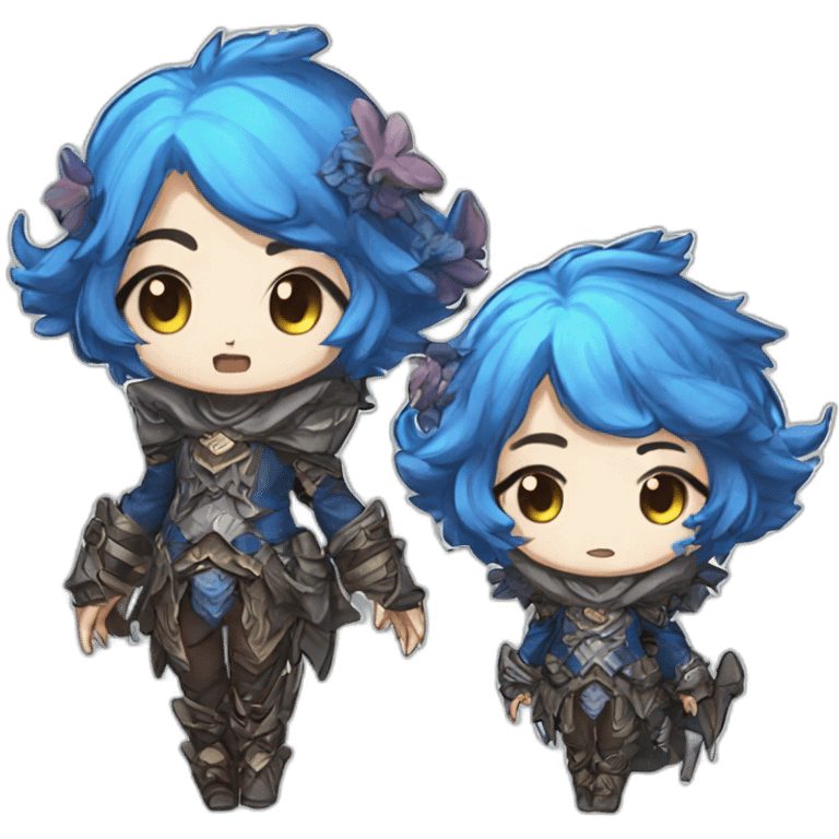 blue-maplestory-mushmom-dead emoji