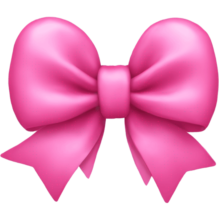 Pink heart bow emoji