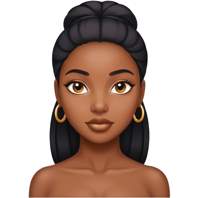 beautiful black woman emoji