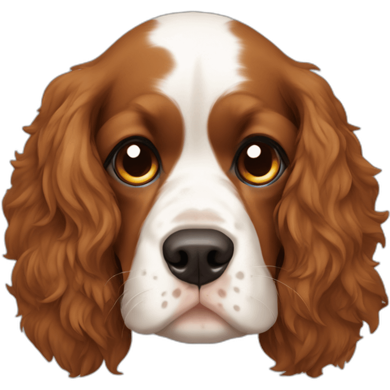 Spaniel dormindo olhos fechados emoji