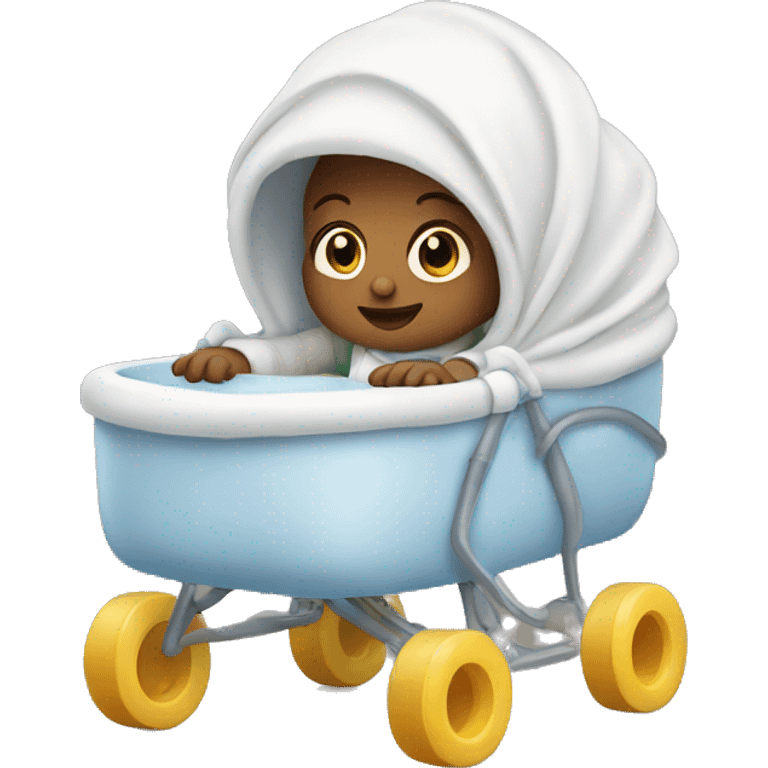 Baby inside walker emoji