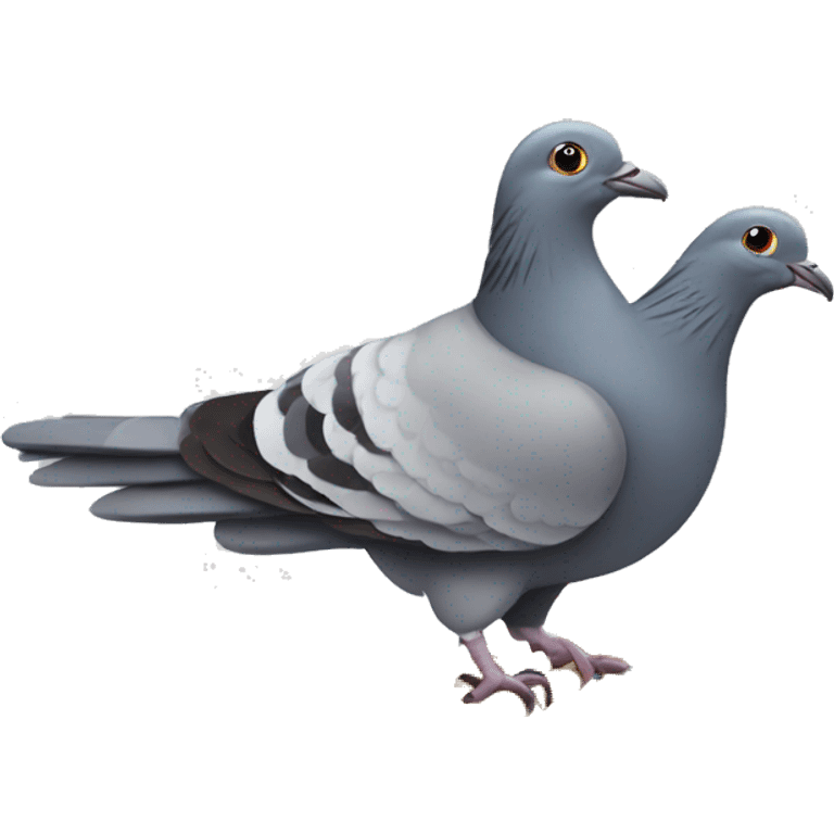 pigeons picking Grainer emoji