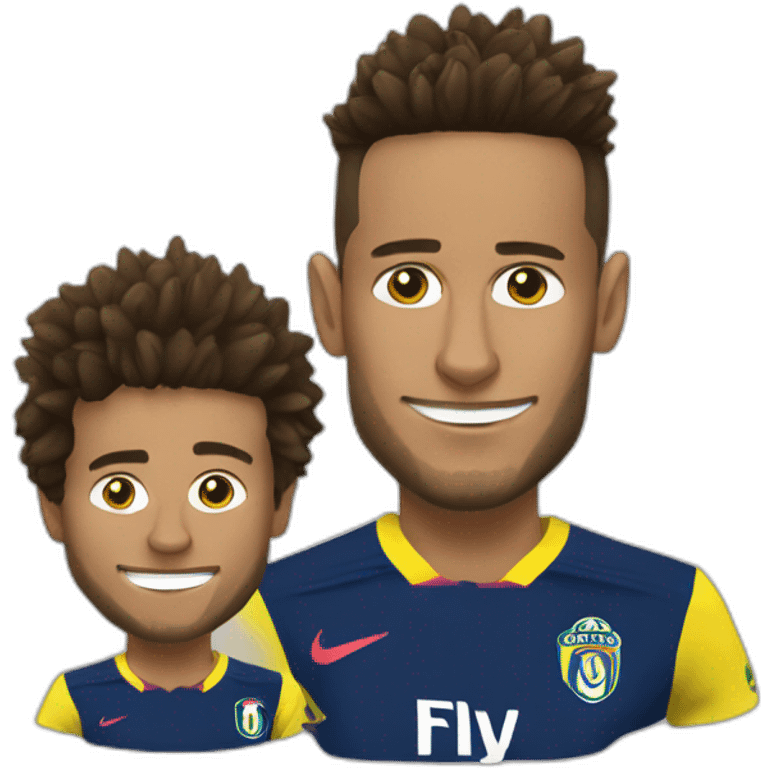 Neymar avec Massi emoji