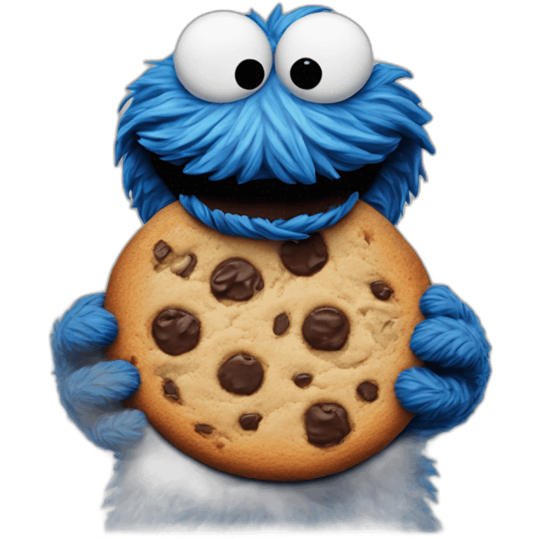 the Cookie monster emoji