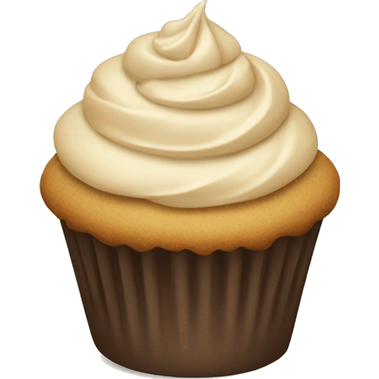 beige cupcake emoji