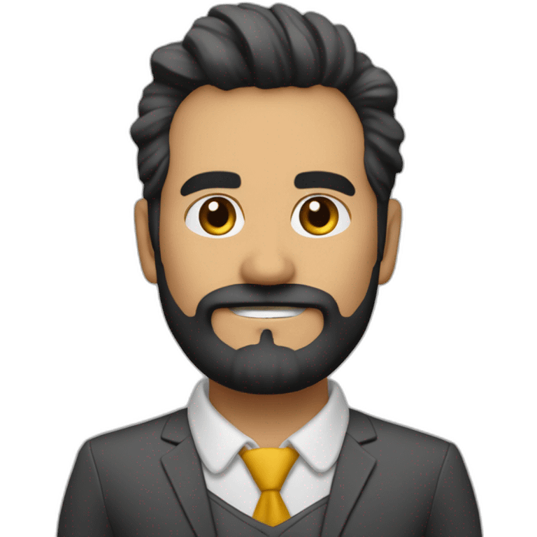 Elkin de la cruz-consultor de negocios-sombra barba blanca emoji