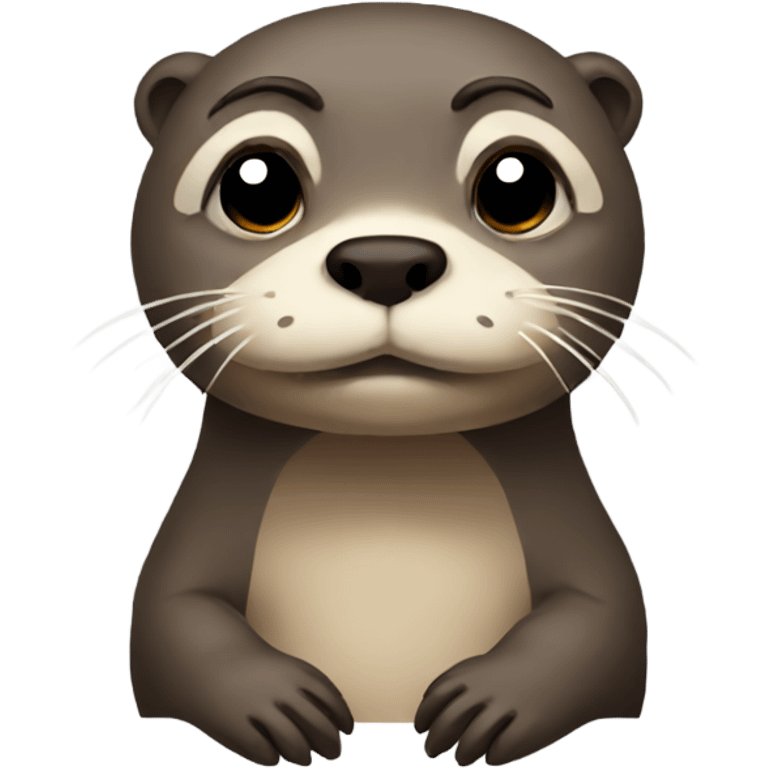 sad otter emoji