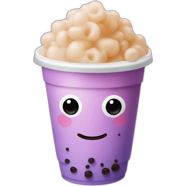 robert pattinson as bubble tea emoji