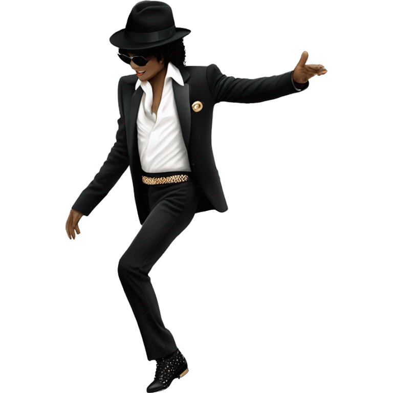 Michael Jackson moonwalking emoji