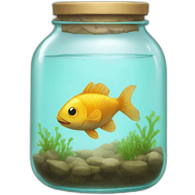 fish in jar emoji