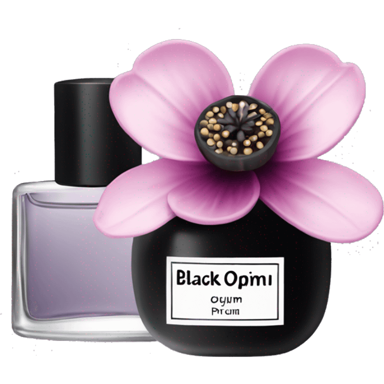 black opium parfume emoji