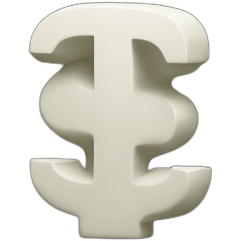 Dollar sign Pillar emoji