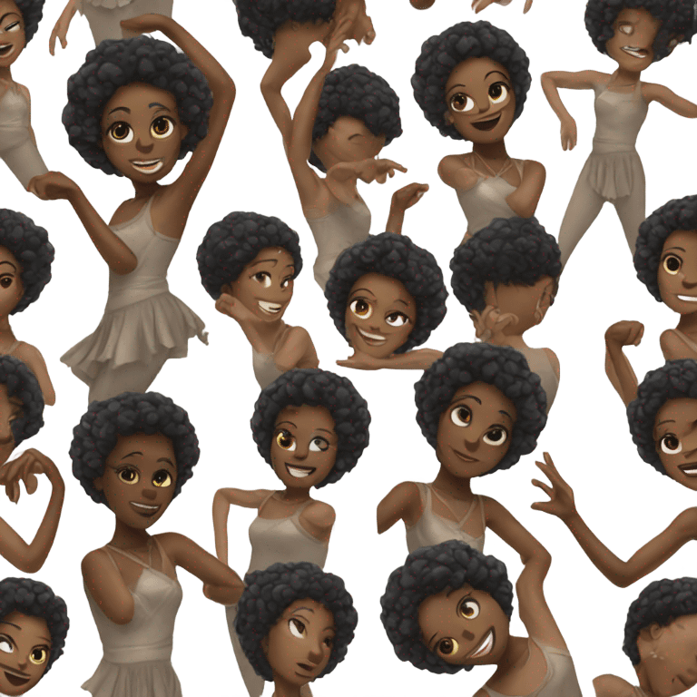 Black girl dancer emoji