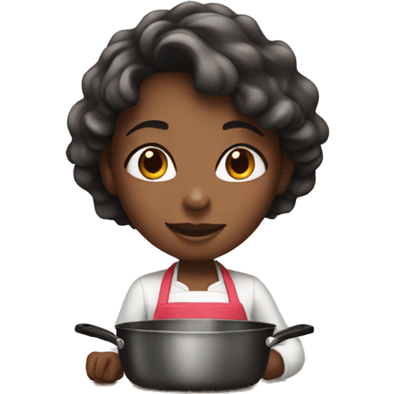 Girl cooking emoji