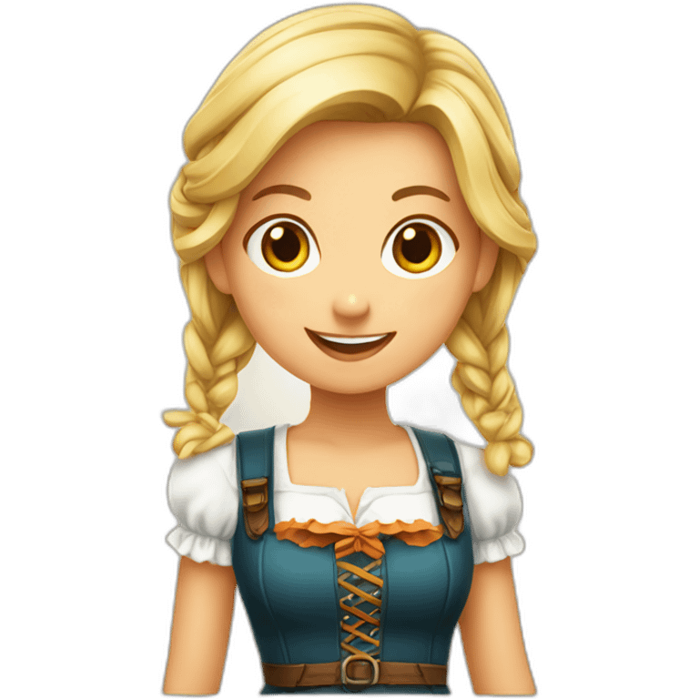 Octoberfest girl emoji