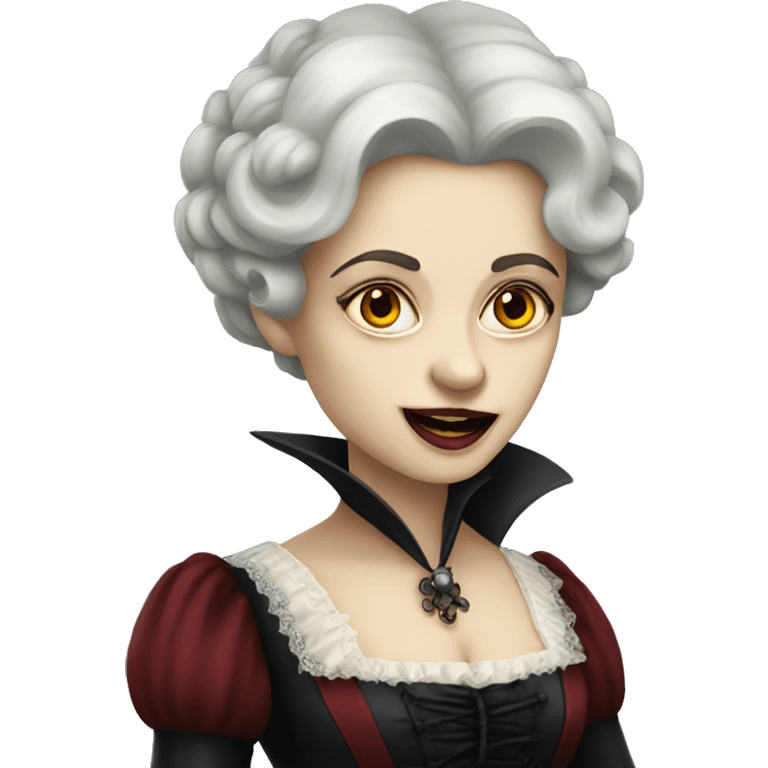 victorian lady vampire emoji