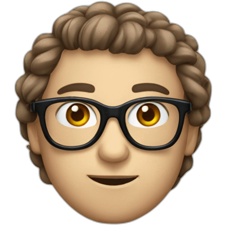 Castor avec lunettes  emoji