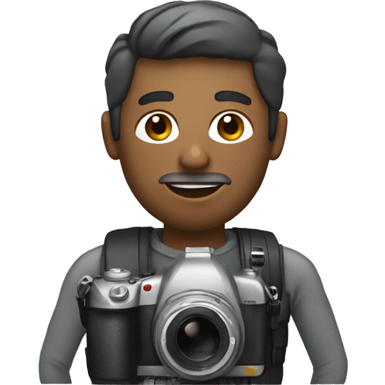 man with camera and gimbal emoji