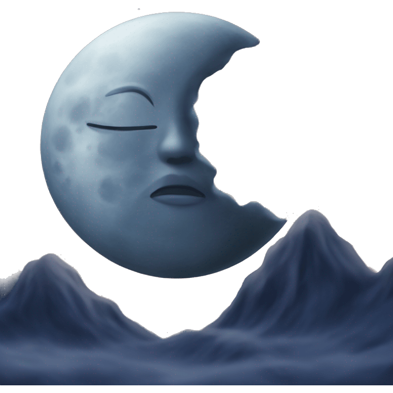 see moon emoji