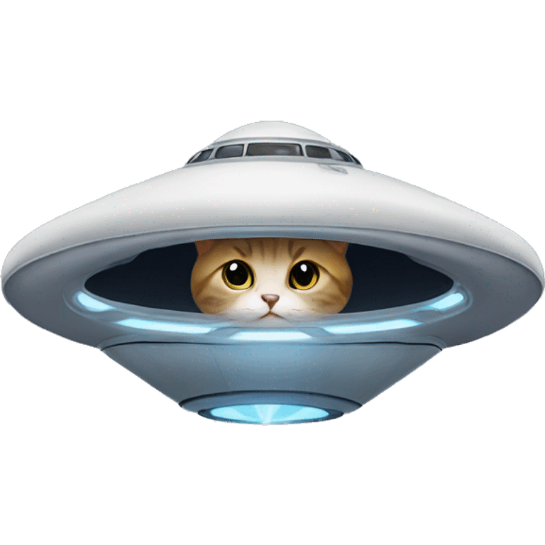 cat in a ufo emoji