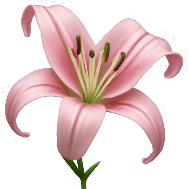 light pink lilium emoji