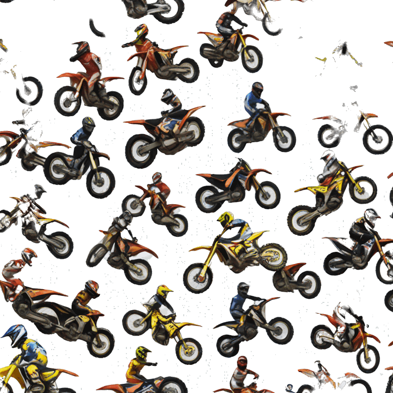 Motocross emoji