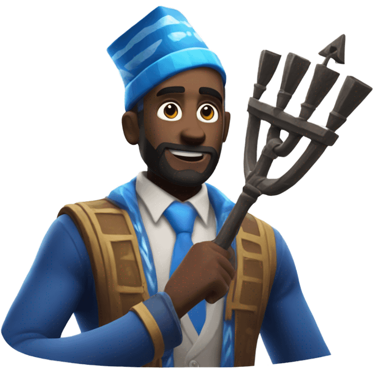 Hanukkah Fortnite character emoji