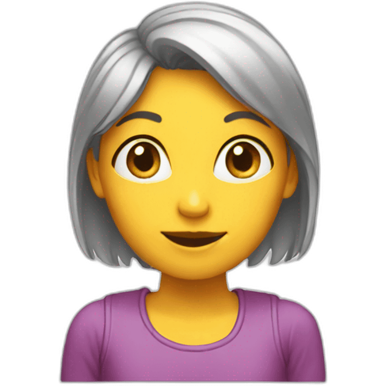 Girl-with-good-idea emoji