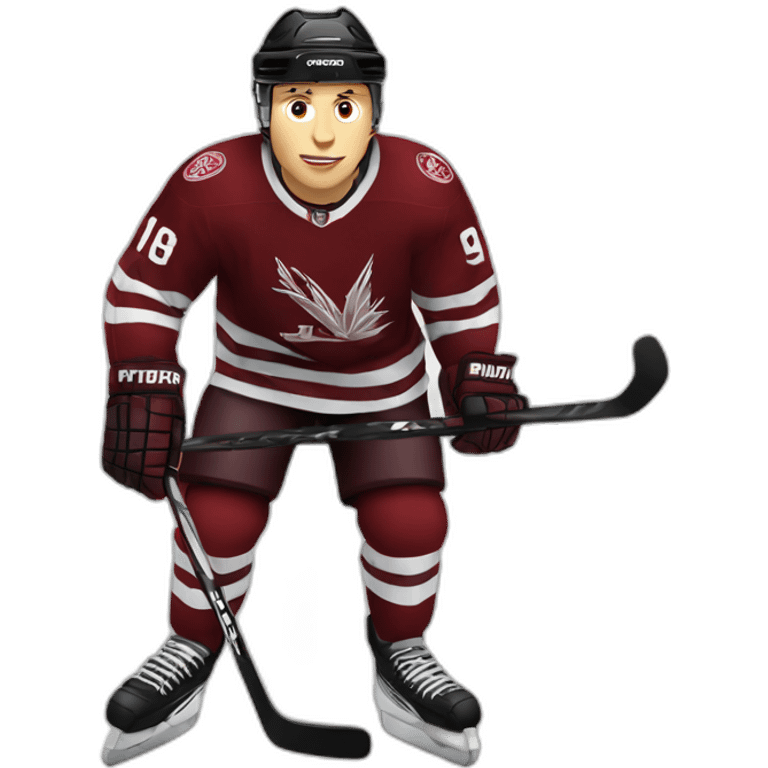 latvian hockey player emoji