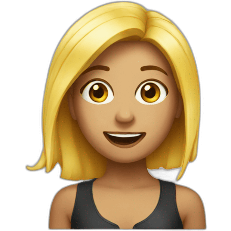 partying-girl emoji