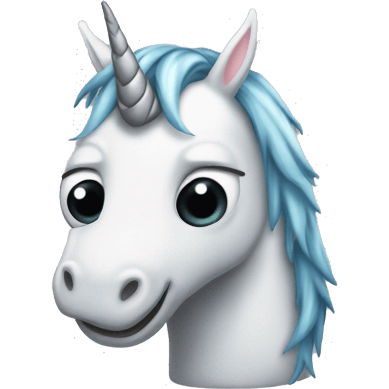 Ein Einhorn als Grimmlin emoji