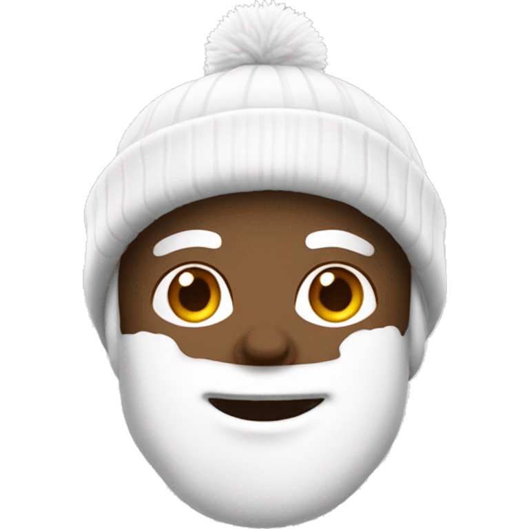 white winter beanie no person emoji