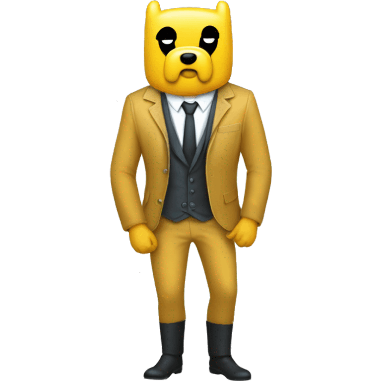 Adventure time Jake suit emoji