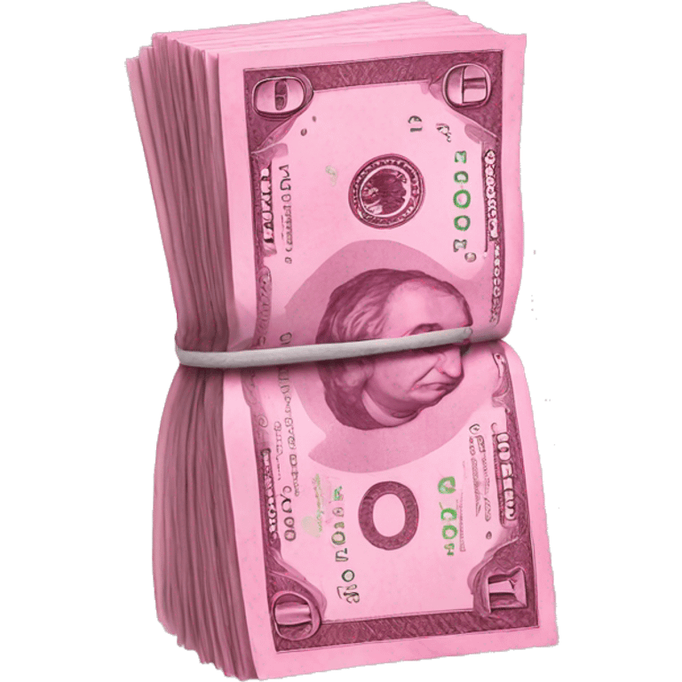 Pink money emoji