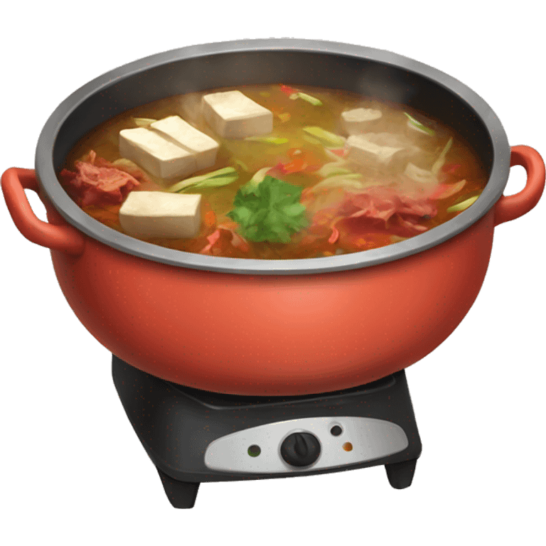 Hot pot emoji