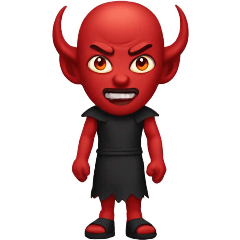 Red horned Satan Ken doll  emoji