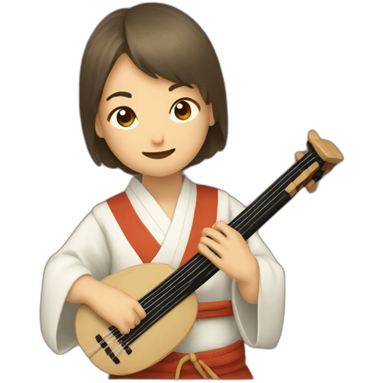 Shamisen player emoji