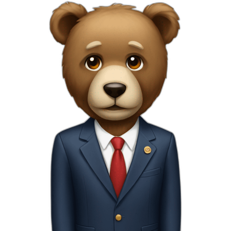 teddy bear president  emoji