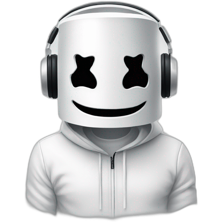 dj marshmello with headphones emoji