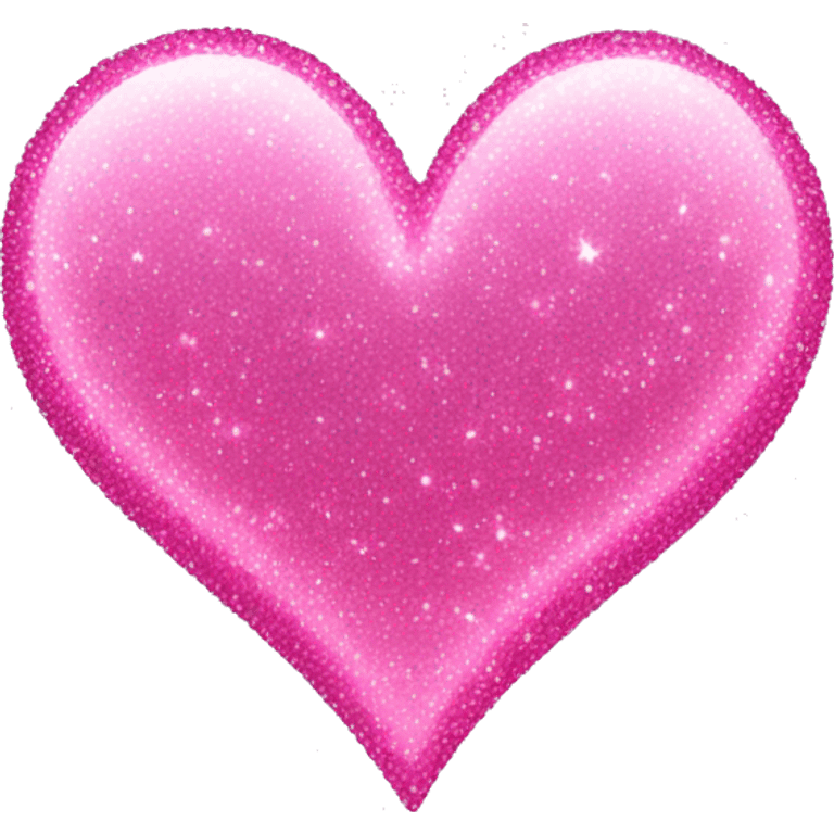 Pink sparkle heart emoji