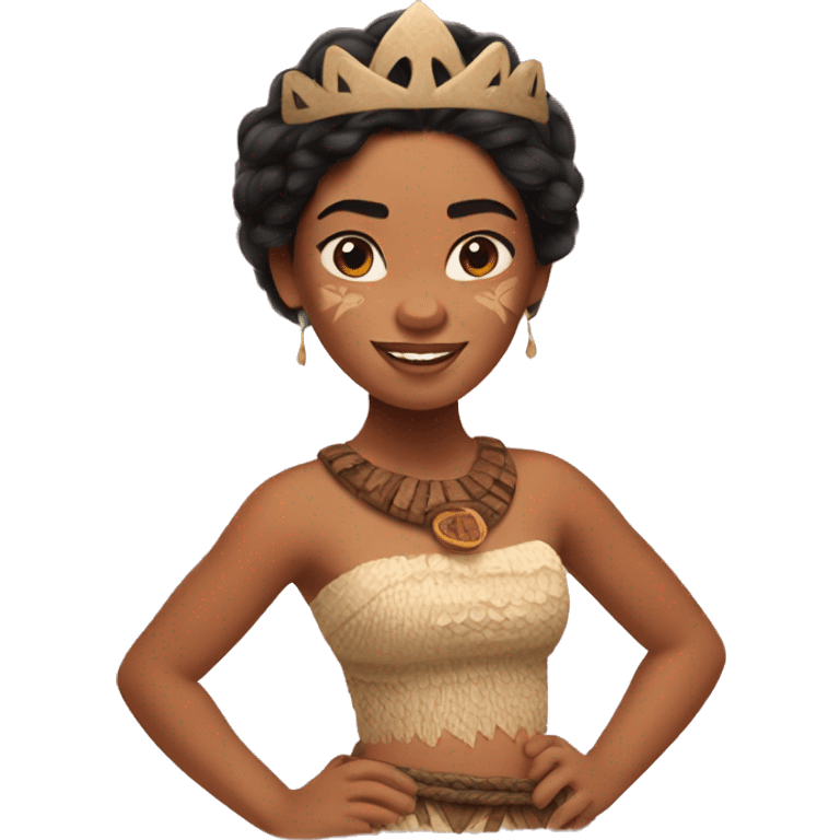 Moana princess  emoji