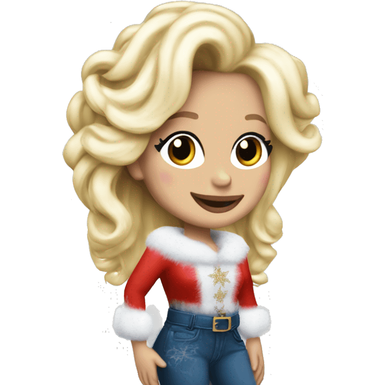 Dolly Parton Christmas  emoji